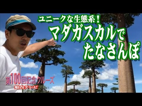 ユニークな生態系!マダガスカルでたなさんぽ!!【クルなび100 第17回】2019.1.22 第100回ピースボート地球一周の船旅