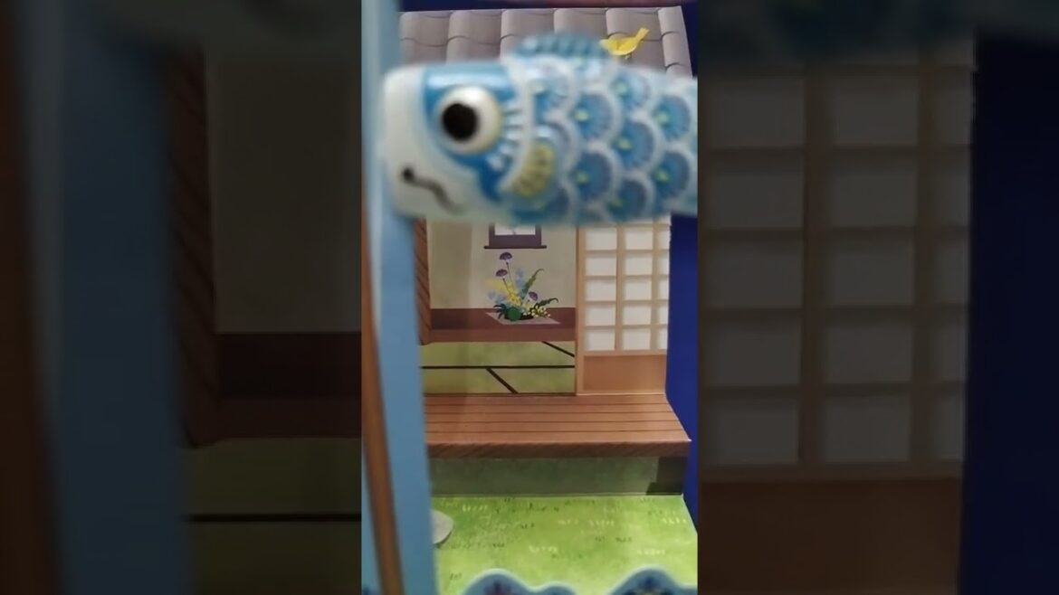【アニメ・こどもの日】鯉のぼり!!超かわいい!!!!!#shorts