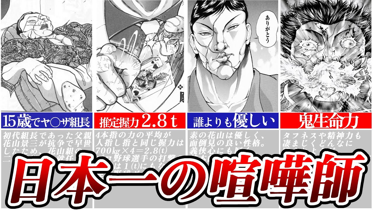 バキ 最強の喧嘩師ッッッ その名は花山薫ッッッ 範馬刃牙 Anime Wacoca Japan People Life Style