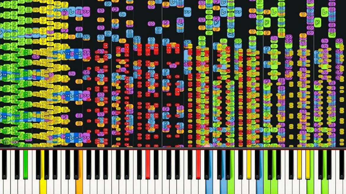 誰にも弾けない RUSH E【ピアノ】ゆっくり練習用