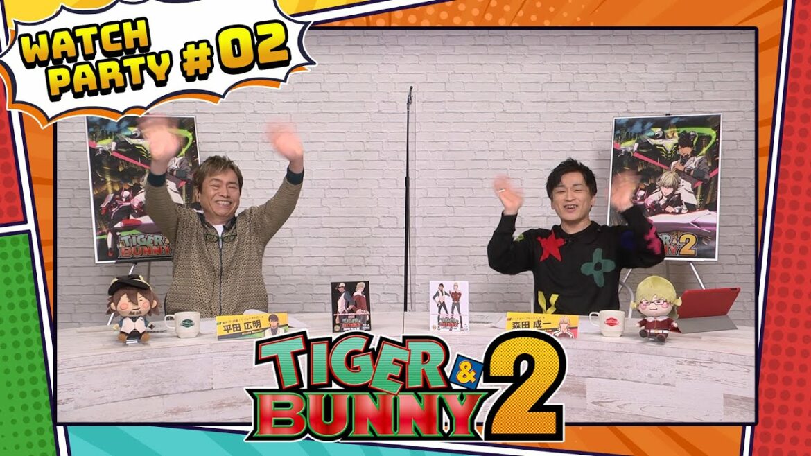 TIGER & BUNNY 2 Watch Party #2 (EN Sub) with Voice Actors | Netflix Anime