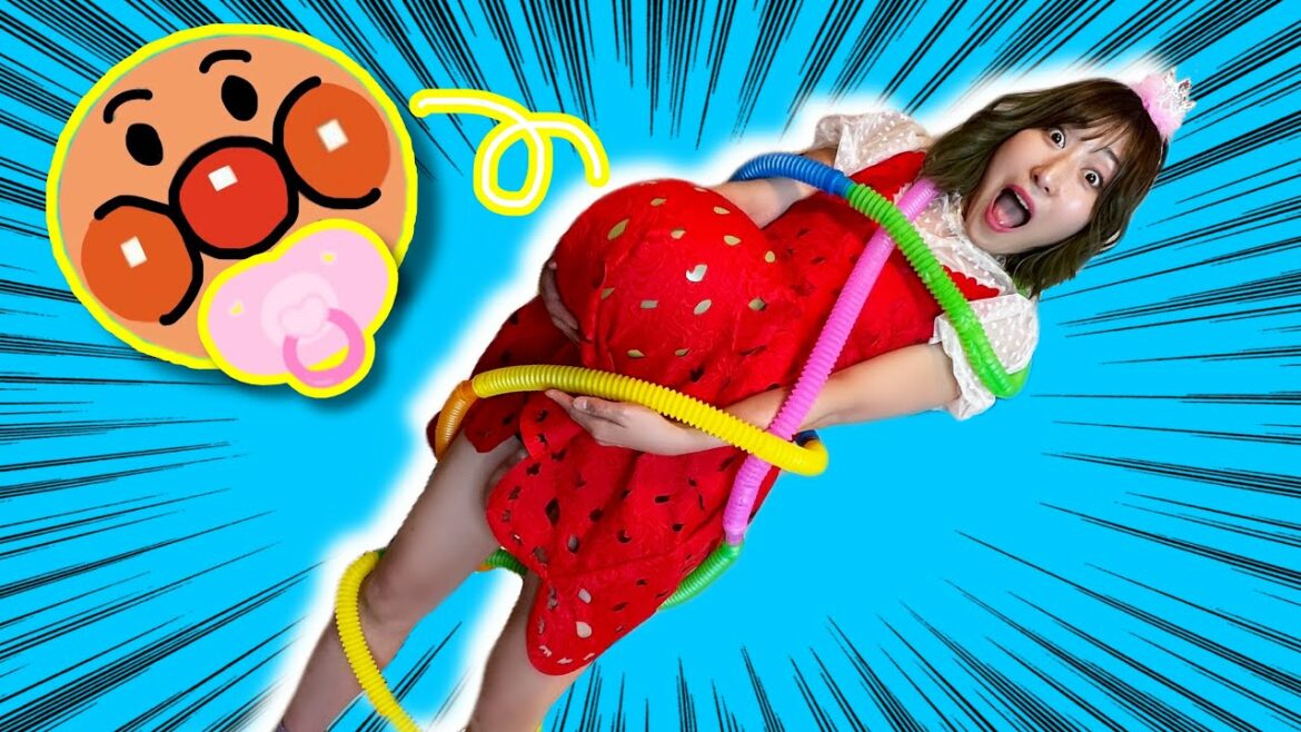 アンパンマンの赤ちゃん生まれる!それいけアンパン子 6💕マックポテト🍟vs野菜アンパンチ⁉️Funny Comedy LOL Dojo