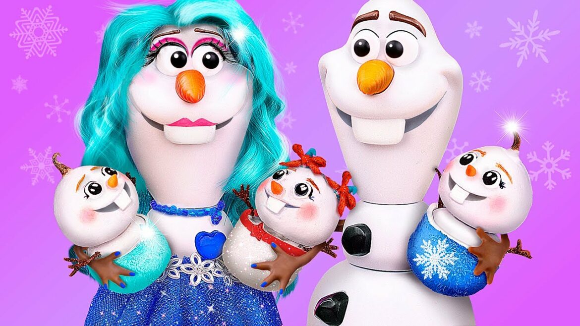 オラフのハックとクラフト/アナと雪の女王の手作り品10個