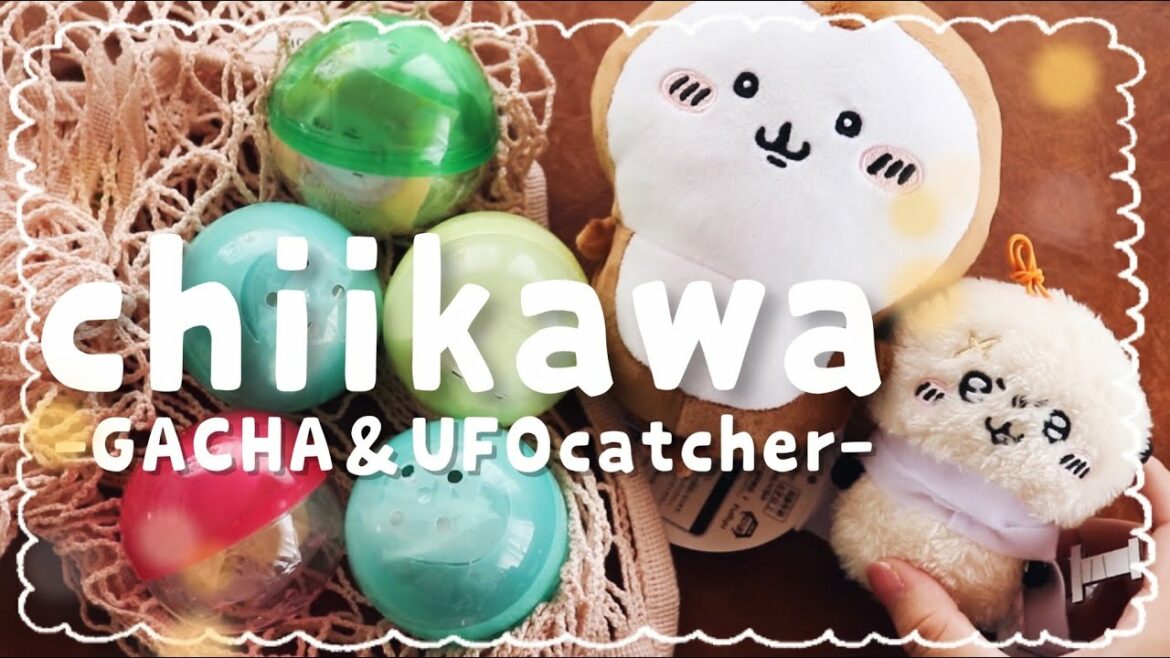 【ちいかわVlog】ちいかわUFOキャッチャーに狂喜乱舞&ガチャガチャ回してきたよ【お誕生日おめでとう♡】