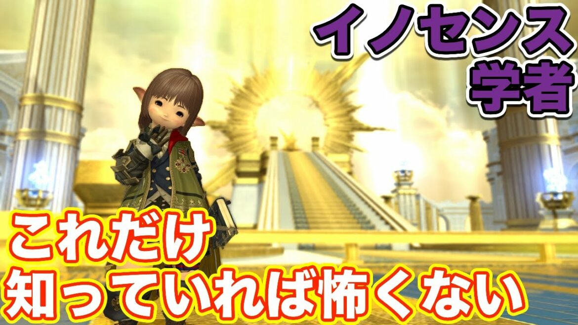【FF14】イノセンスに学者(ヒーラー)で挑戦【これだけ知っていれば怖くないヒーラー編 2021年版】