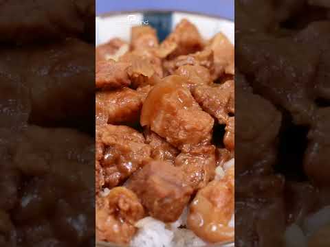 滷肉飯 TAIWANESE BRAISED PORK RICE BOWL #Shorts