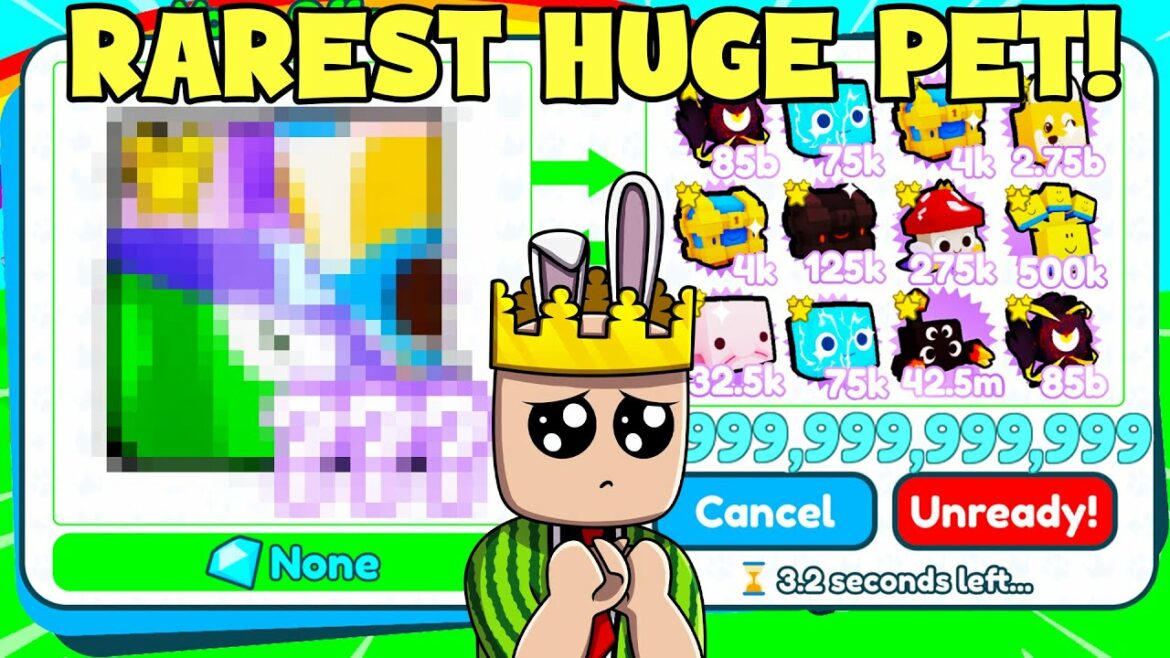I traded the RAREST HUGE PET (pet sim x)
