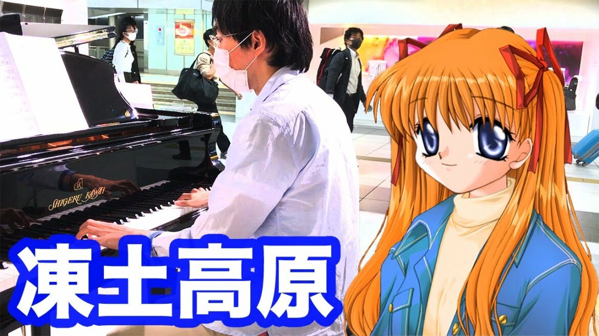 浜松駅ピアノ Kanon『凍土高原(Ridge of Frozen Soil) 」折戸伸治(Shinji Orito) Street piano in JR 浜松駅(hamamatsu)by Tomo