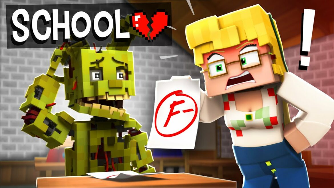 SPRINGTRAP FAILS SCHOOL! – Fazbear and Friends SHORTS #1-13 Compilation