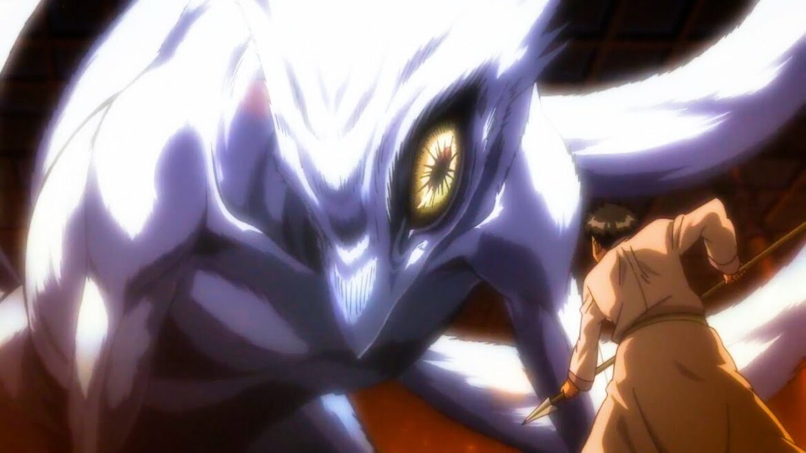 潮の時間は、ビーストスピアを偽造し、白面の者に直面するために移動しました |Ushio time travel to forge Beast Spear, facing Hakumen no Mono