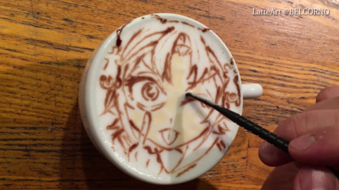 ラテアート【八十亀ちゃんかんさつにっき】