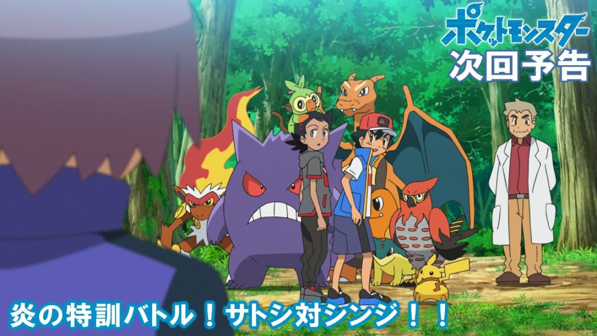 【公式】アニメ「ポケットモンスター」 6月10日(金)放送分予告 「炎の特訓バトル!サトシ対シンジ!!」