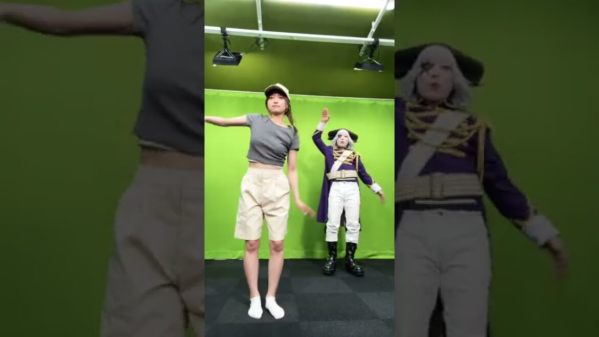 ゴー☆ジャスがパリピ孔明のチキチキバンバン踊ってみた feat.高見奈央  #Shorts