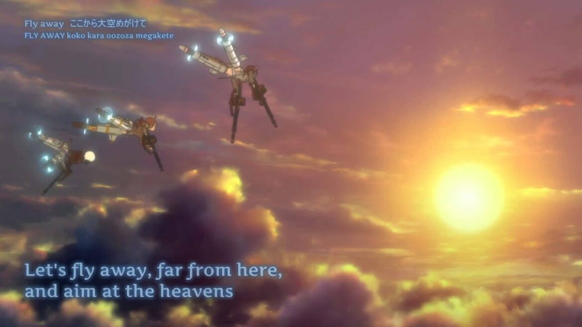 「ストライクウィッチーズ」 Operation Victory Arrow Vol 01 サン・トロンの雷鳴 Edテーマ「Fly Away」 English Subbed