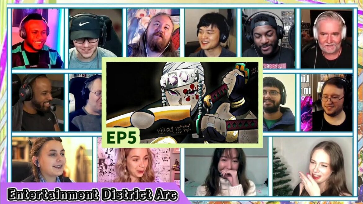 『歓楽街アーク』EP5リアクションマッシュアップ||鬼滅の刃鬼滅の刃シーズン2