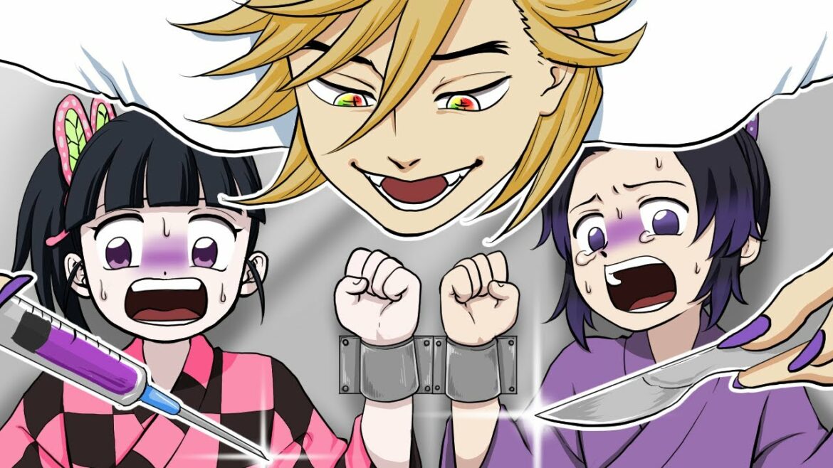 【鬼滅の刃】人体実験地獄!?炭治郎と義勇の子供を救い出せ!【炭治郎/カナヲ/炭カナ/きめつのやいば/アニメ2期/遊郭編/声真似】