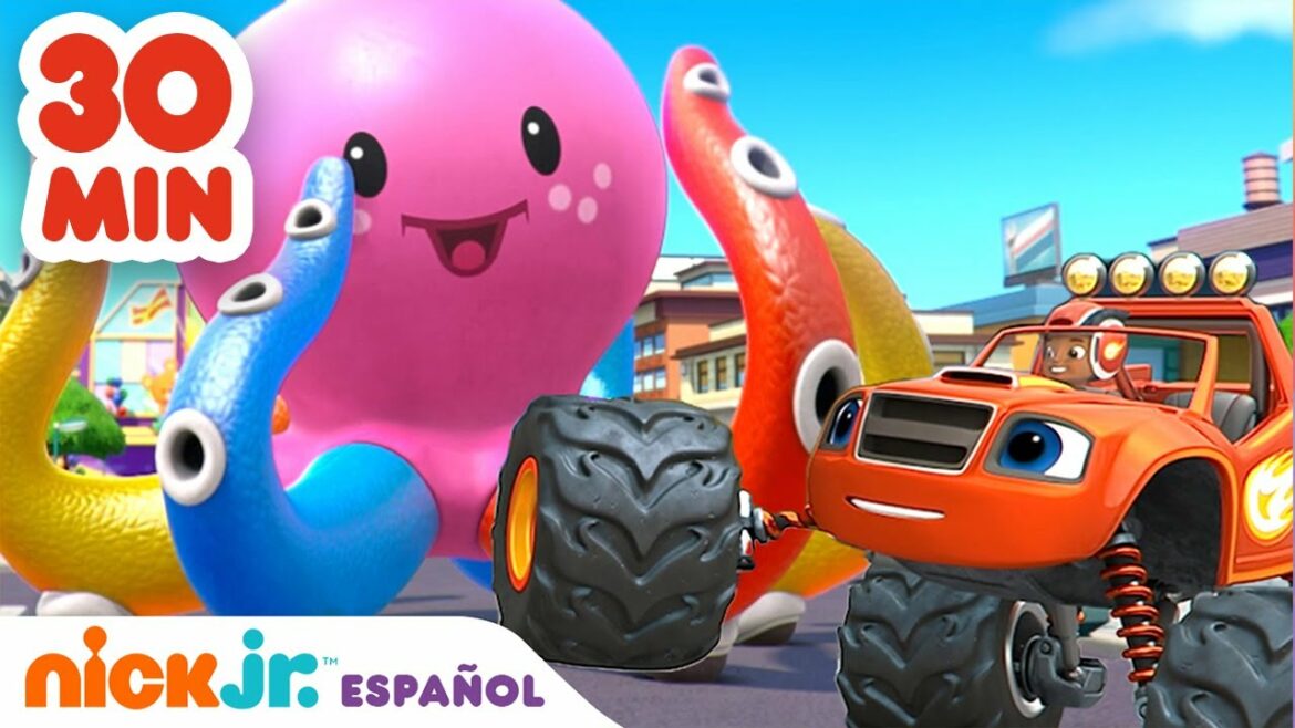 Blaze y los Monster Machines | ¡30 minutos de súper misiones!| Nick Jr. en Español