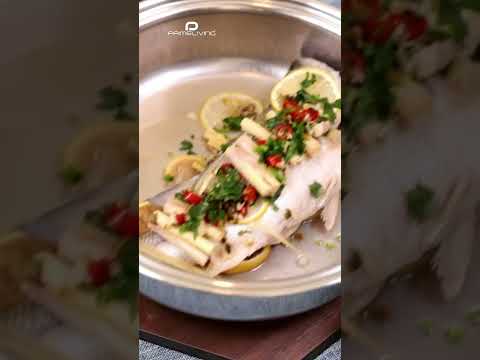 無水泰式檸檬蒸魚 WATERLESS THAI STEAMED FISH WITH LEMON #Shorts