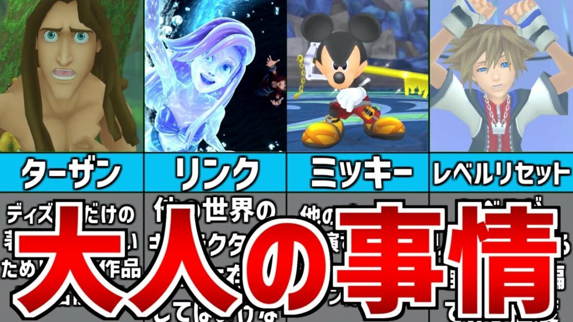 歴代キングダムハーツ 大人の事情 5選