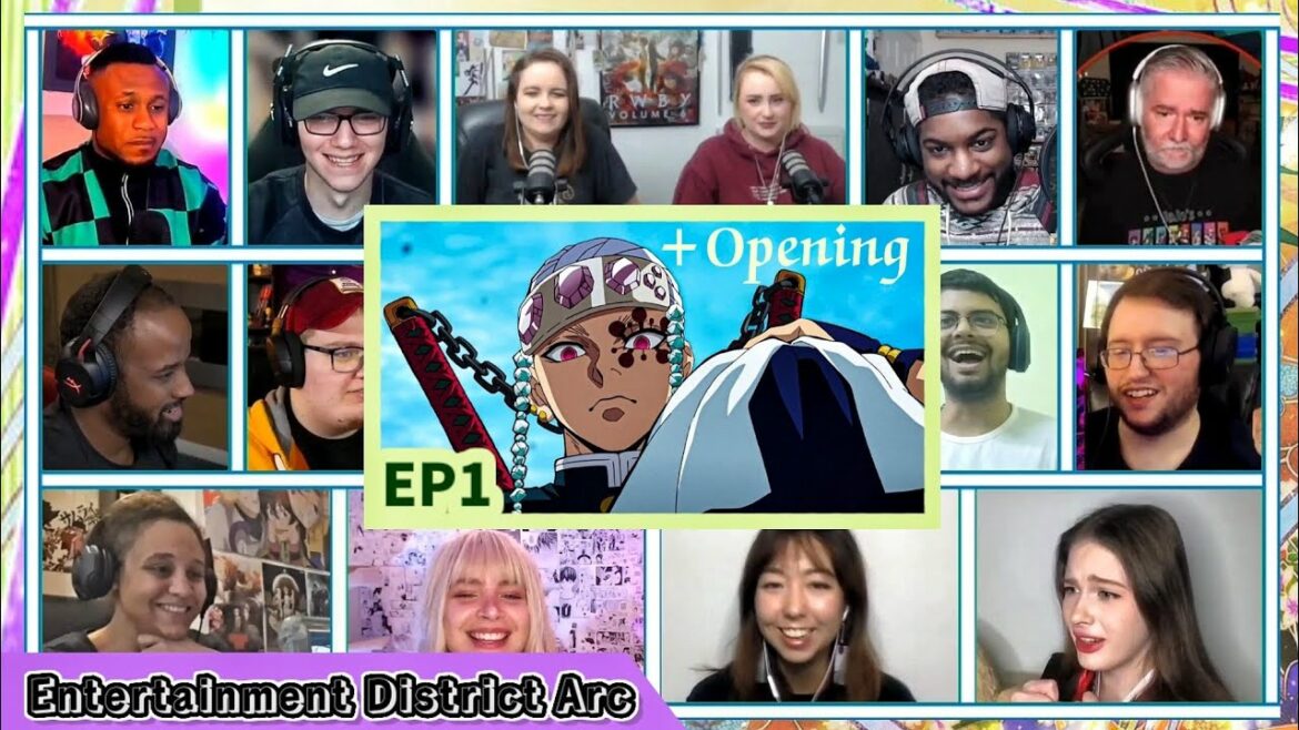 『歓楽街アーク』EP1リアクションマッシュアップ||鬼滅の刃鬼滅の刃シーズン2