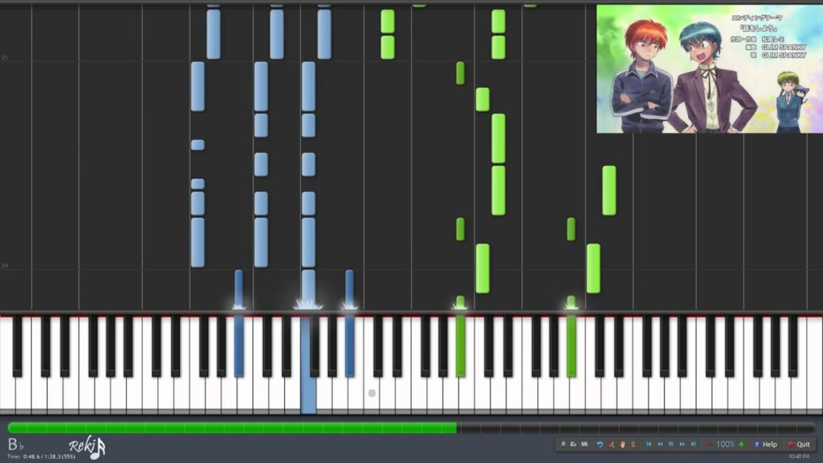 【TV】Kyoukai no Rinne 2nd Season Ending 1 – Hanashi wo Shiyou (Piano)