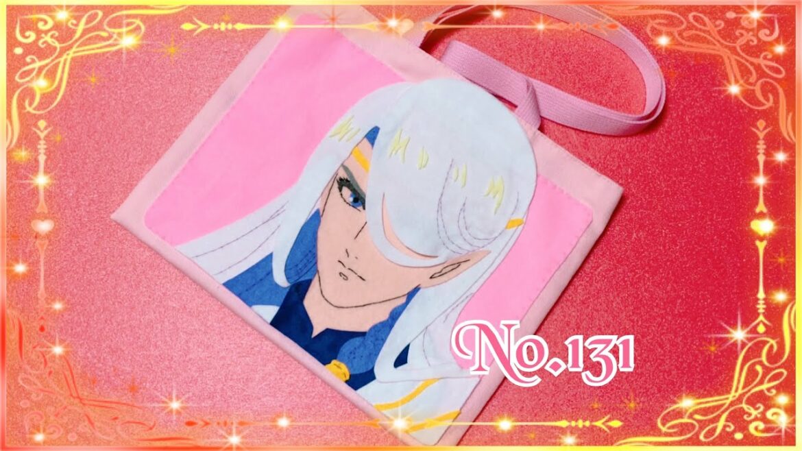 【ディアリアさん】No.131  ドラゴン、家を買う。  フェルト ハンドメイド  作り方 トートバッグ felt handmade totebag