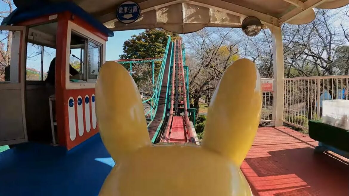 【4K60P】むさしの村 ジェットコースター 「サイクルコースター」/ Cycle Roller coaster at Saitama Musashinomura