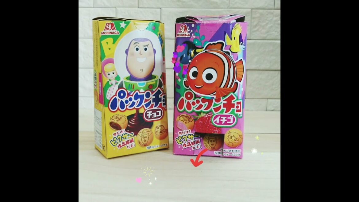 【パックンチョでがちゃがちゃ工作】簡単工作/ 森永製菓ロングセラー / ピクサー絵柄 / ニモ / Finding Nemo / PIXAR /  #shorts @森永製菓
