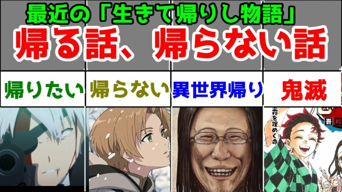 「生きて帰りし物語」は近年テンプレから抜け落ちているのは本当か?を語ってみる【ネタバレ】【非ゆっくり】