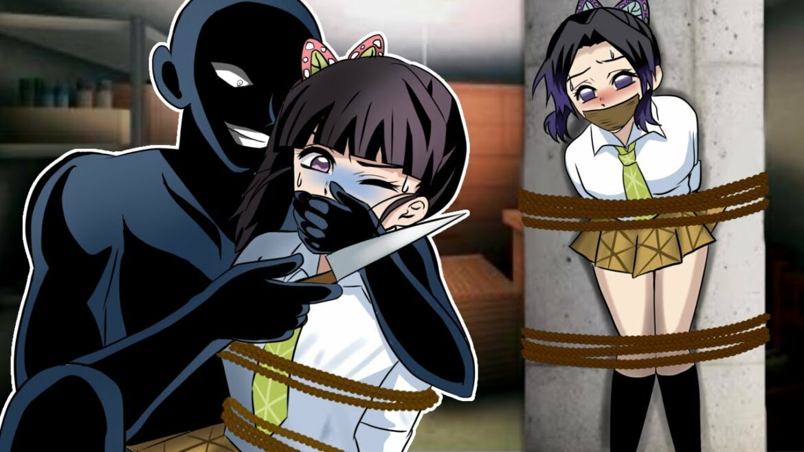 【キメツ小学校】カナヲとしのぶが人質事件に巻き込まれたら!?【炭治郎/カナヲ/炭カナ/きめつのやいば/アニメ2期/遊郭編/声真似】