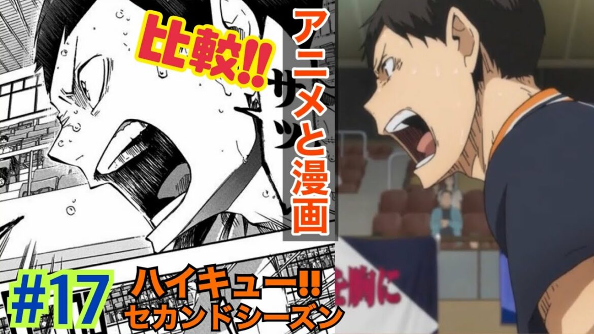 【アニメ】縁下の漢気に歓喜!!ハイキュー!!セカンドシーズン アニメの感想、原作との比較17話「根性無し戦い」