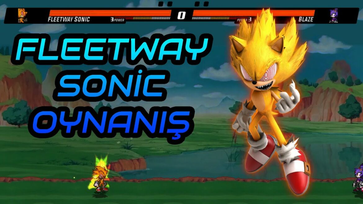 Sonic Mugen Fleetway Sonic Oynanış