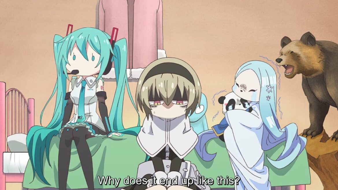 初音ミクアニメ2 第3期3話 2022 邪神ちゃんドロップキック 😈 Jashin-chan Doroppukikku