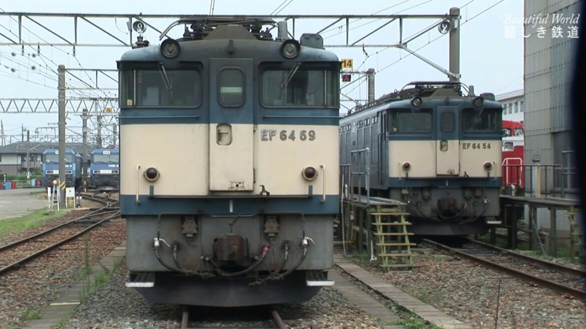 EF64のパンタグラフが架線に接触した瞬間「火花と炎」が発生!新鋭EH200形電機 & EF64形電機 2007年頃 HDV 1311