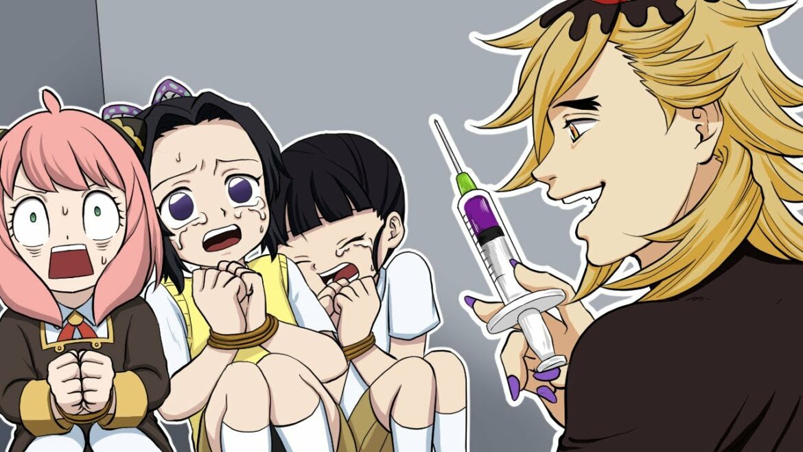 【キメツ小学校✖︎SPY×FAMILY】転校生のアーニャとカナヲとしのぶが人体実験の被害に!?【炭治郎/カナヲ/炭カナ/きめつのやいば/アニメ2期/遊郭編/声真似】