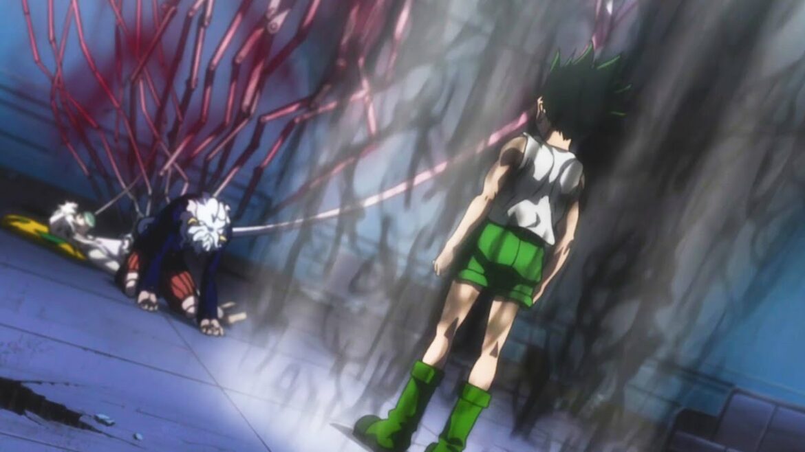 ハンター×ハンター| Gon urges Chimera to fight him | ゴンはキメラに戦いを挑む。