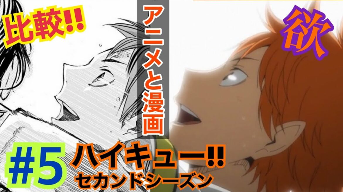 【アニメ】日向の恐怖はアニメでも健在!!ハイキュー!!セカンドシーズン アニメの感想、原作との比較5話「欲」