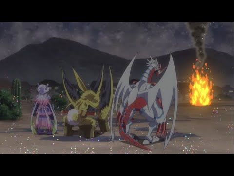 Canoweissmon, Thetismon, & Lamortmon VS RareRaremon | Digimon Ghost Game