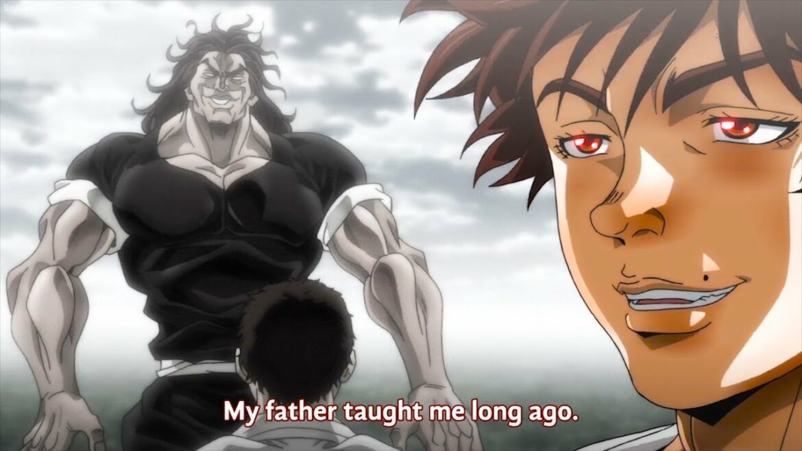 Baki uses the technique that his father taught him! 範馬刃牙