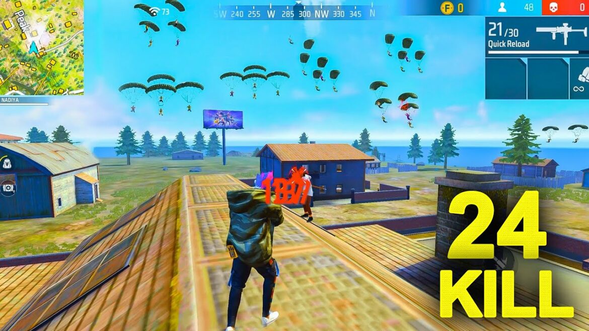 Hard Lobby Solo Vs Squad 29Kills Full Gameplay | Garena Free Fire