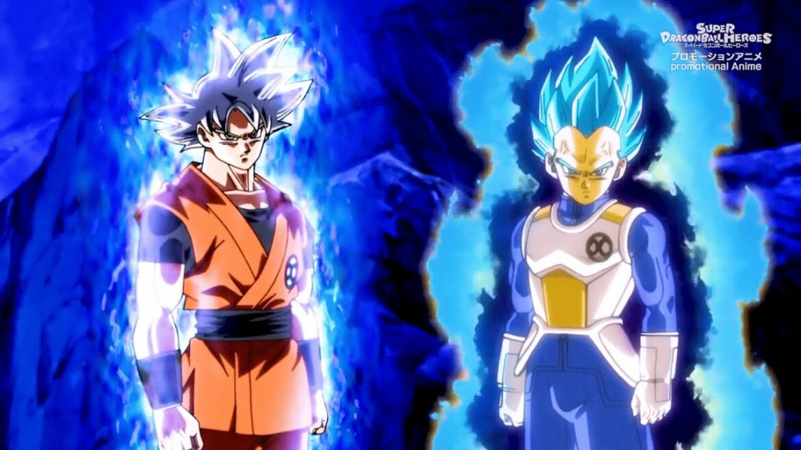 悟空 超本能 オーメンとベジータ SSJ ブルーベルセルク 戦う ゴクウブラック