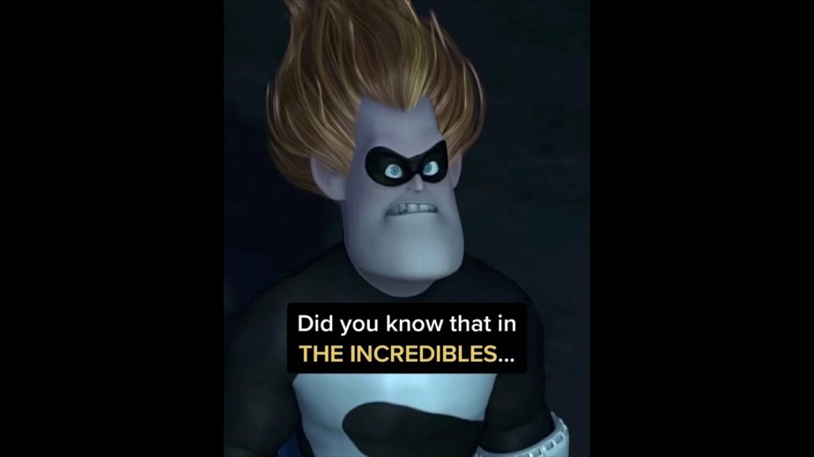 Did you know that in THE INCREDIBLES…