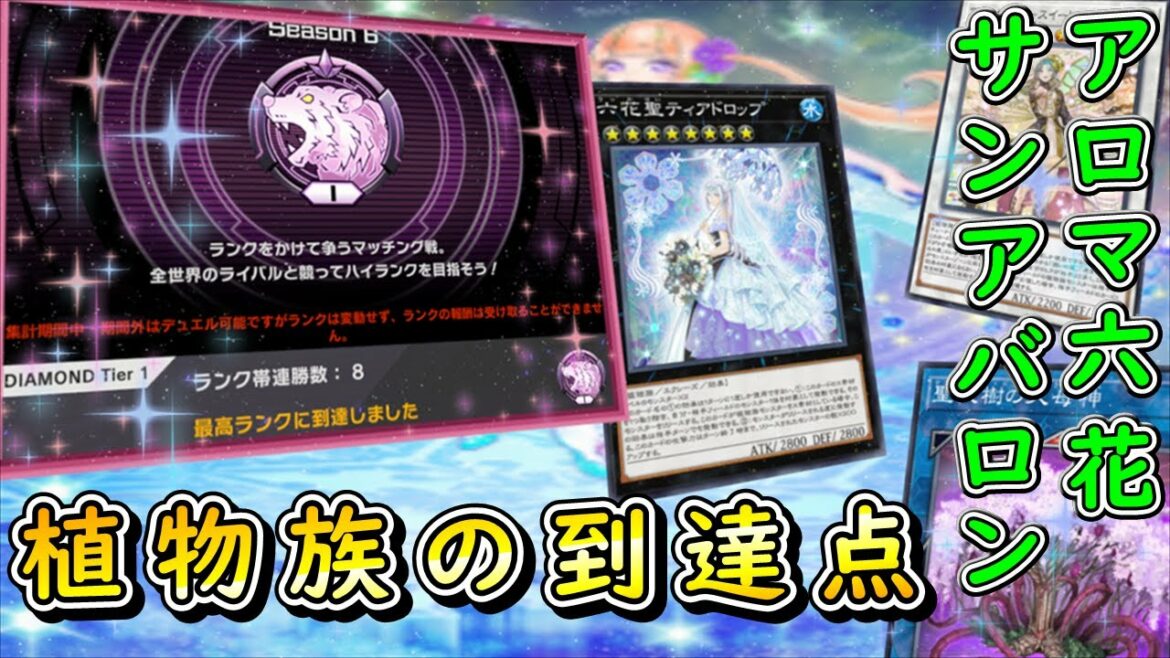 【遊戯王マスターデュエル】これが植物族の到達点です。 アロマ六花サンアバロンで桁違いの展開力を魅せろ!