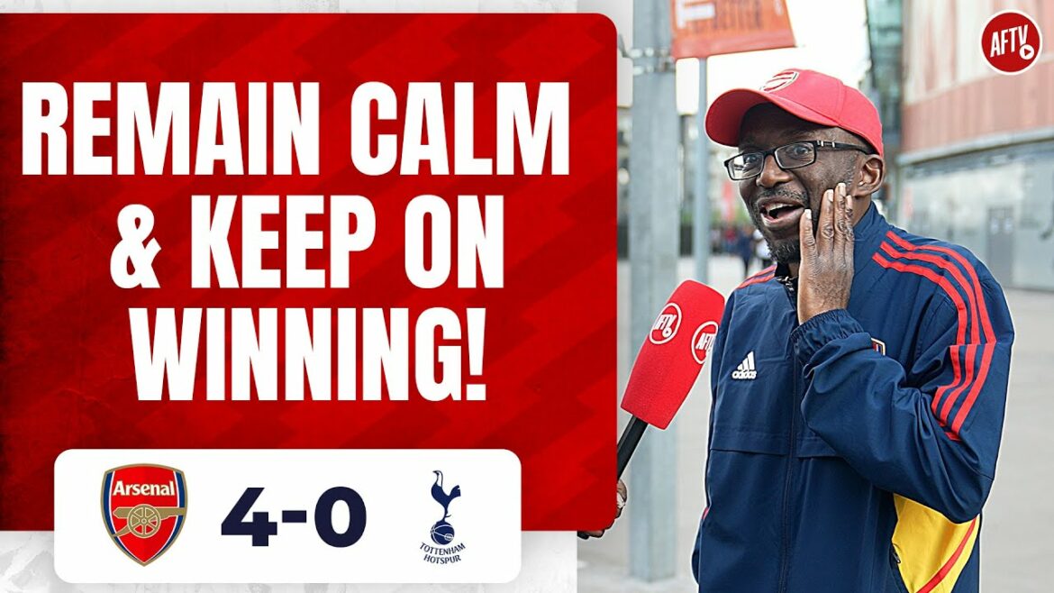 Arsenal 4-0 Tottenham (WSL) | Remain Calm & Keep On Winning! (Ty)