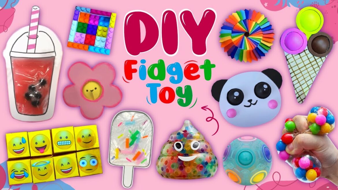 15 DIY Super Fidget Toys – Pop It and Stress Relief Toys – Viral TikTok Videos #fidget #diy #popit