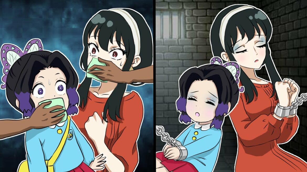 【キメツ幼稚園✖︎SPY×FAMILY】ヨルとしのぶが薬で眠らされて誘拐される!?どちらを助ける!?【炭治郎/カナヲ/炭カナ/きめつのやいば/アニメ2期/遊郭編/声真似】