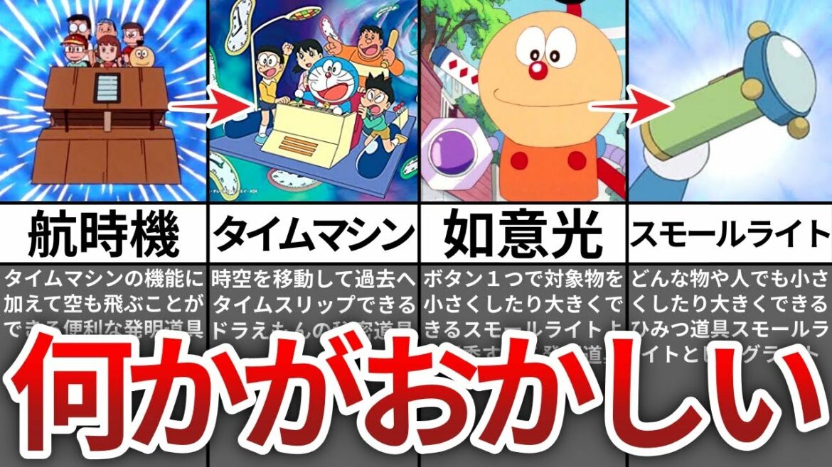 【ゆっくり解説】既視感がすごいキテレツ大百科の発明道具9選