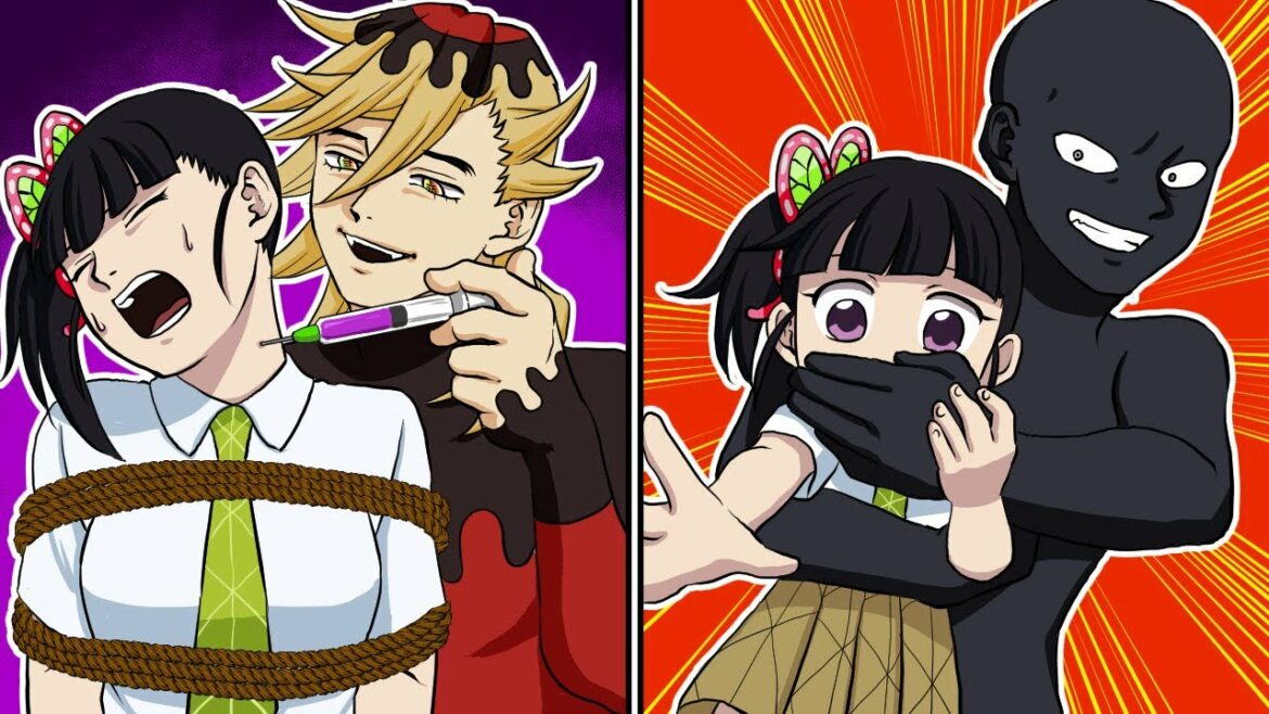 【キメツ学園】童磨の策略で幼児化したカナヲが誘拐されて監禁事件!?【炭治郎/カナヲ/炭カナ/きめつのやいば/アニメ2期/遊郭編/声真似】