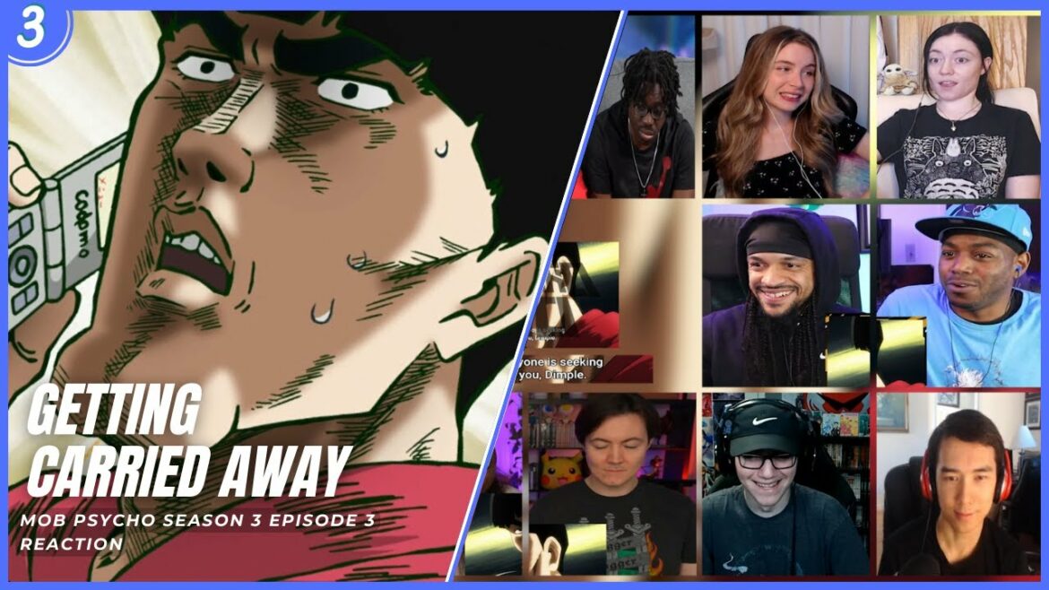 Mob Psycho 100 III (モブサイコ100) Season 3 Episode 3 Reaction Mashup | A4L