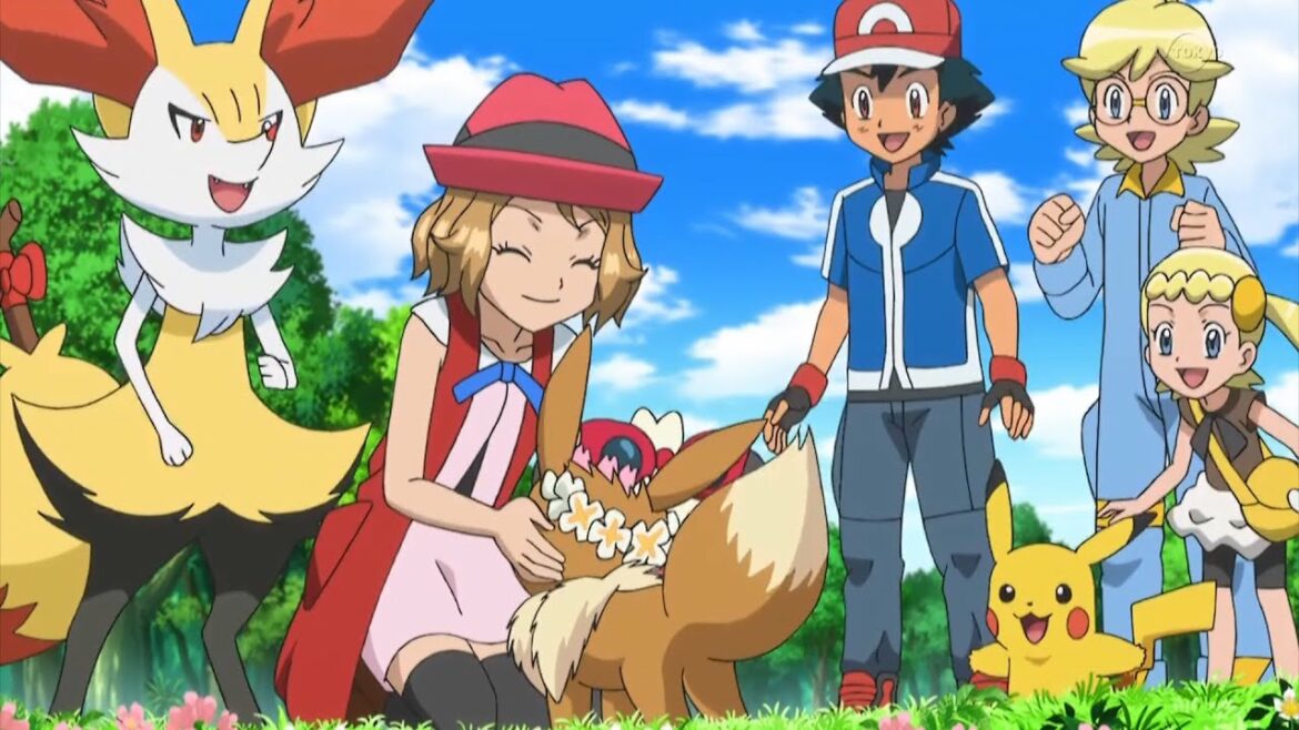 ポケットモンスターXY #30【追憶のトレイン! シトロンとホルビー!イーブイはひとみしり!? お花畑でつかまえて!タッグバトルは友情バトル! イーブイ初参戦!】Pokemon XY